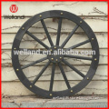 Decorative Wooden Wagon Wheels Stain Black 24inch